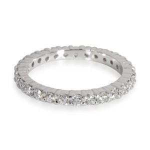 Round Cut Diamond Eternity Band in Platinum 1.00 CTW
